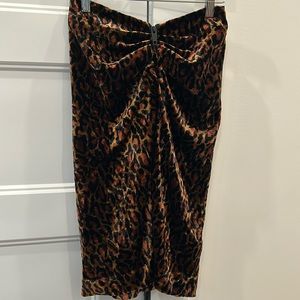 Kooples leopard skirt